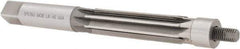 Made in USA - 27/32" Reamer Diam, 0.8075" Diam Straight Shank, 3-1/16" Flute Length, Hand Expansion Reamer - Straight Flute, 7-9/16" OAL, Right Hand Cut, High Speed Steel - Apex Tool & Supply