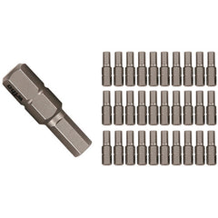 Hex Inch Contractor Grade Insert Bits 9/64″ × 25mm (30 Piece Bulk Pack) - Apex Tool & Supply