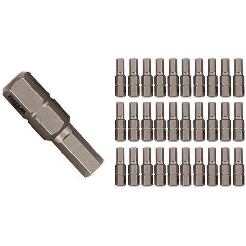 Hex Inch Contractor Grade Insert Bits 7/32″ × 25mm (30 Piece Bulk Pack) - Apex Tool & Supply