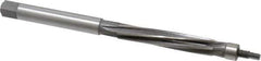 Made in USA - 5/16" Reamer Diam, Straight Shank, 1-3/4" Flute Length, Hand Expansion Reamer - Spiral Flute, 4" OAL, Left Hand Spiral, Right Hand Cut, 6 Flutes, High Speed Steel - Apex Tool & Supply
