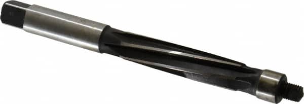 Made in USA - 9/16" Reamer Diam, Straight Shank, 2-1/8" Flute Length, Hand Expansion Reamer - Apex Tool & Supply
