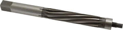 Made in USA - 25/32" Reamer Diam, 0.7450" Diam Straight Shank, 2-11/16" Flute Length, Hand Expansion Reamer - Spiral Flute, 7-1/16" OAL, Left Hand Spiral, Right Hand Cut, High Speed Steel - Apex Tool & Supply