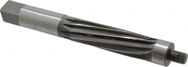 Made in USA - 1-1/2" Reamer Diam, Straight Shank, 4-13/16" Flute Length, Hand Expansion Reamer - Apex Tool & Supply