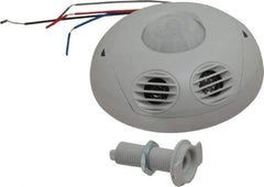 Leviton - 500 Square Ft. Coverage, Infrared and Ultrasonic Occupancy Sensor Wall Switch - 24 VDC, Off-White - Apex Tool & Supply