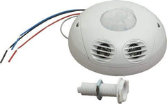 Leviton - 1,000 Square Ft. Coverage, Infrared and Ultrasonic Occupancy Sensor Wall Switch - 24 VDC, Off-White - Apex Tool & Supply