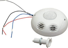 Leviton - 2,000 Square Ft. Coverage, Infrared and Ultrasonic Occupancy Sensor Wall Switch - 24 VDC, Off-White - Apex Tool & Supply
