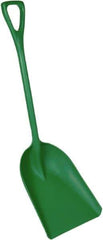 Remco - 17-1/8" High Square Plastic Shovel - 27" Long D-Grip Handle - Apex Tool & Supply