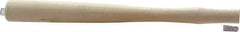 Made in USA - 12" Long Replacement Handle for Ball Pein, Machinist & Riveting Hammers - 3/4" Eye Length x 7/16" Eye Width, Hickory, Material Grade Type A - Apex Tool & Supply