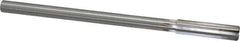 Made in USA - 0.4385" Cobalt 6 Flute Chucking Reamer - Straight Flute, 0.373" Straight Shank, 1-3/4" Flute Length, 7" OAL - Apex Tool & Supply