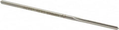 Made in USA - 0.123" Cobalt 4 Flute Dowel Pin Chucking Reamer - Apex Tool & Supply