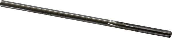 Made in USA - 0.1855" Cobalt 6 Flute Chucking Reamer - Straight Flute, 0.1805" Straight Shank, 1-1/8" Flute Length, 4-1/2" OAL - Apex Tool & Supply