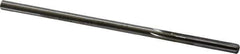 Made in USA - 0.1855" Cobalt 6 Flute Chucking Reamer - Straight Flute, 0.1805" Straight Shank, 1-1/8" Flute Length, 4-1/2" OAL - Apex Tool & Supply