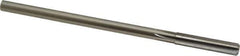 Made in USA - 0.3105" Cobalt 6 Flute Chucking Reamer - Straight Flute, 0.2792" Straight Shank, 1-1/2" Flute Length, 6" OAL - Apex Tool & Supply