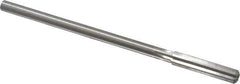 Made in USA - 0.373" Cobalt 6 Flute Chucking Reamer - Straight Flute, 0.3105" Straight Shank, 1-3/4" Flute Length, 7" OAL - Apex Tool & Supply