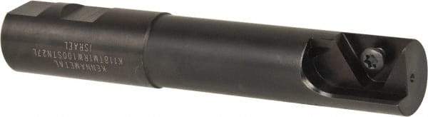 Kennametal - 1.18" Cut Diam, 3.53" Max Depth of Cut, 1" Shank Diam, Internal/External Indexable Thread Mill - Insert Style STN 27, 1.06" Insert Size, 1 Insert, Toolholder Style K118, 5.88" OAL - Apex Tool & Supply
