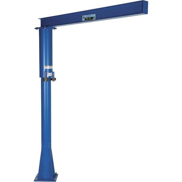 Vestil - 600 Lb Load Capacity, Steel Jib Crane - 6' Span - Apex Tool & Supply