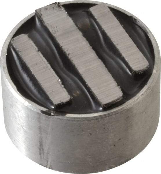 Mag-Mate - 5/16-18 Thread, 1-1/4" Diam, 3/4" High, 18 Lb Average Pull Force, Neodymium Rare Earth Pot Magnet - Aluminum Insulated - Apex Tool & Supply