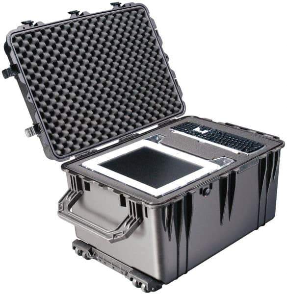 Pelican Products, Inc. - 23" Wide x 23" Deep x 19-31/64" High, Clamshell Hard Case - Black, Plastic - Apex Tool & Supply