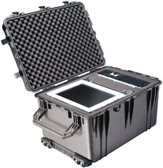 Pelican Products, Inc. - 23" Wide x 23" Deep x 19-31/64" High, Clamshell Hard Case - Black, Plastic - Apex Tool & Supply