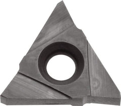 Kyocera - 32TPMC NG Grade TC30, 1/8" Cutting Width Cermet Grooving Insert - 5/32" Max Depth of Cut, Neutral, Uncoated - Apex Tool & Supply