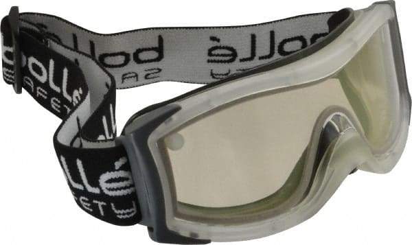 bolle SAFETY - Size Universal, Clear Anti-Fog & Scratch Resistant Lens, Safety Goggles - Indirect Vent, Clear Frame - Apex Tool & Supply