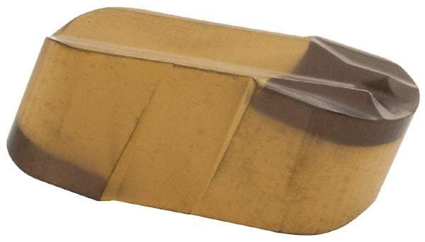 Iscar - 600300GIF E Grade IC8250, 6mm Cutting Width Carbide Grooving Insert - 3mm Max Depth of Cut, Neutral, 3mm Corner Radius, TiCN/Al2O3/TiN Finish - Apex Tool & Supply