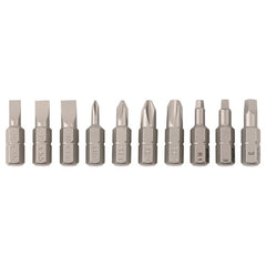 10PC SLOT/PHIL/TORX BIT SET - Apex Tool & Supply