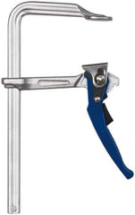 Gibraltar - 4" Deep Throat, 8" Max Capacity, Standard Sliding Arm Clamp - 770 Lb Clamping Pressure - Apex Tool & Supply
