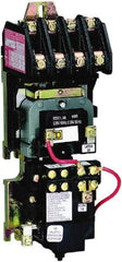 Square D - No Enclosure, 4 Pole, Mechanically Held Lighting Contactor - 20 A (Tungsten), 30 A (Fluorescent), 277 VAC at 60 Hz, 4NO Contact Configuration - Apex Tool & Supply