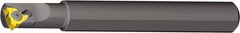 Vargus - Internal/External Thread, Right Hand Cut, 12mm Shank Width x 0.45" Shank Height Indexable Threading Toolholder - 100mm OAL, 2IR/2EL Insert Compatibility, OVR Toolholder, Series Miniature Round Shank - Apex Tool & Supply