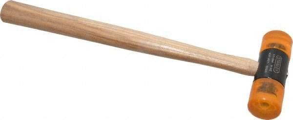 Stanley - 8 oz Head 1-3/8" Face Diam Plastic Dead Blow Hammer - 12" OAL, Hickory Handle - Apex Tool & Supply