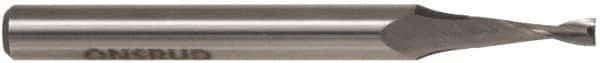 Onsrud - 5/16" Cutting Diam x 1" Length of Cut, 2 Flute, Upcut Spiral Router Bit - Uncoated, Right Hand Cut, High Speed Steel, 3-1/2" OAL x 1/2" Shank Diam, Double Edge, 19 to 32° Helix Angle - Apex Tool & Supply