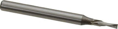 Onsrud - 1/8" Cutting Diam x 5/16" Length of Cut, 2 Flute, Downcut Spiral Router Bit - Uncoated, Right Hand Cut, High Speed Steel, 2-5/8" OAL x 1/4" Shank Diam, Double Edge, 19 to 32° Helix Angle - Apex Tool & Supply