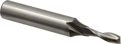 Onsrud - 1/4" Cutting Diam x 3/4" Length of Cut, 2 Flute, Upcut Spiral Router Bit - Uncoated, Right Hand Cut, High Speed Steel, 3-1/4" OAL x 1/2" Shank Diam, Double Edge, 19 to 32° Helix Angle - Apex Tool & Supply