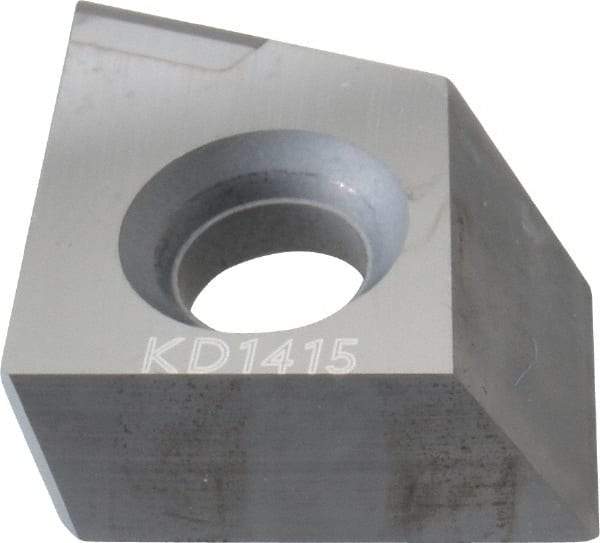Kennametal - BGHX15L5 Grade KD1415 PCD Milling Insert - Uncoated, 0.197" Thick - Apex Tool & Supply