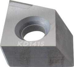 Kennametal - BGHX15L5 Grade KD1415 PCD Milling Insert - Uncoated, 0.197" Thick - Apex Tool & Supply