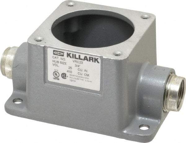 Hubbell Killark - 30 Amp, 3/4 Inch Hub Size, Metallic Pin and Sleeve Back Box - 250 VDC, 600 VAC - Apex Tool & Supply