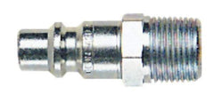 CEJN - 3/8 Male NPT ARO Pneumatic Hose High Flow Connector - Steel Zinc-Plated, 1/4" Body Diam - Apex Tool & Supply