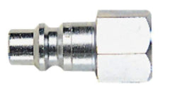 CEJN - 1/2 Female NPT European High Flow Pneumatic Hose High Flow Connector - Steel Zinc-Plated, 3/8" Body Diam - Apex Tool & Supply