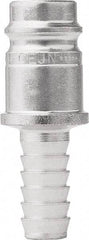 CEJN - Hose Barb European High Flow Pneumatic Hose High Flow Connector - Steel Zinc-Plated, 3/8" Body Diam, 1/4" Hose ID - Apex Tool & Supply