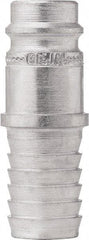 CEJN - Hose Barb European High Flow Pneumatic Hose High Flow Connector - Steel Zinc-Plated, 3/8" Body Diam, 1/2" Hose ID - Apex Tool & Supply