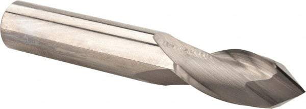 Melin Tool - 7/16" Diam, 1" LOC, 2 Flute, 90° Point Angle, Solid Carbide Drill Mill - Uncoated, 2-3/4" OAL, 7/16" Shank Diam - Apex Tool & Supply