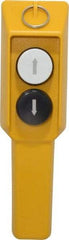 ACI - 2 Operator, Booted Head Pendant Control Station - Momentary Switch, NO/NC Contact - Apex Tool & Supply