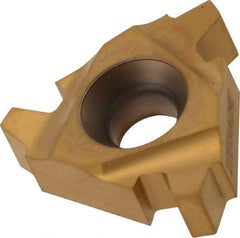 Seco - 27ER External Right Hand 4 Acme Laydown Threading Insert - Grade CP500, TiAlN/TiN Coated Carbide - Apex Tool & Supply