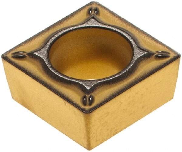 Sumitomo - SCMT32.51 ESU Grade AC700G Carbide Turning Insert - TiC Finish, 90° Square, 3/8" Inscr Circle, 5/32" Thick, 1/64" Corner Radius - Apex Tool & Supply