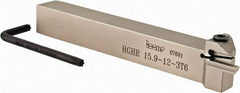 Iscar - HGH, Internal, Right Hand, 0.236" Max Depth of Cut, 0.118" Max Groove Width, Indexable Grooving Tool Holder - GRIP 3.., HGN 30.. Insert Compatibility, 5/8" Shank Height, 5/8" Shank Width, 5" OAL - Apex Tool & Supply