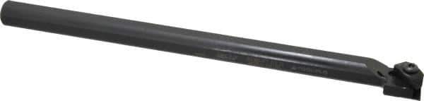 Tool-Flo - Internal Thread, Left Hand Cut, 1/2" Shank Width x 1/2" Shank Height Indexable Threading Toolholder - 8" OAL, FL 2R Insert Compatibility, A08 Toolholder, Series Flo-Lock - Apex Tool & Supply