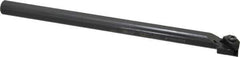 Tool-Flo - Internal Thread, Left Hand Cut, 1/2" Shank Width x 1/2" Shank Height Indexable Threading Toolholder - 8" OAL, FL 2R Insert Compatibility, A08 Toolholder, Series Flo-Lock - Apex Tool & Supply