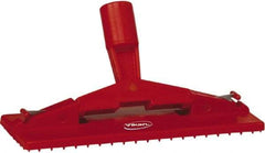 Vikan - 9" Long x 3-3/4" Wide Scouring Pad Holder - Red - Apex Tool & Supply
