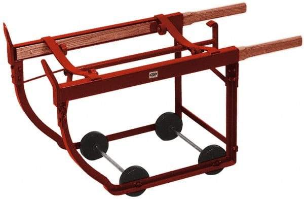 Value Collection - 1,000 Lb Load Capacity, 15, 30 & 55 Gal Drum Cradle - 20-1/2" High - Apex Tool & Supply